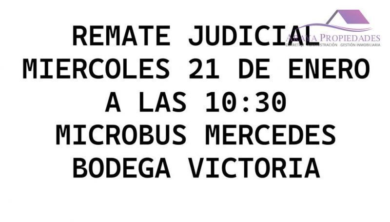 REMATE JUDICIAL MIERCOLES 21 A LAS 10:30HRS
